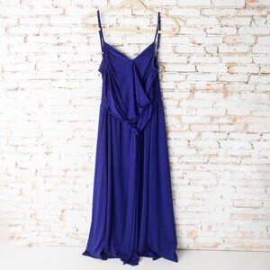 Jennifer Lopez Women’s Maxi Dress XL Blue Sleeveless Adjustable Straps